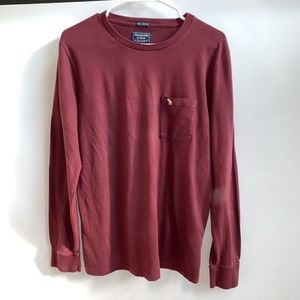 abercrombie crew neck long sleeve